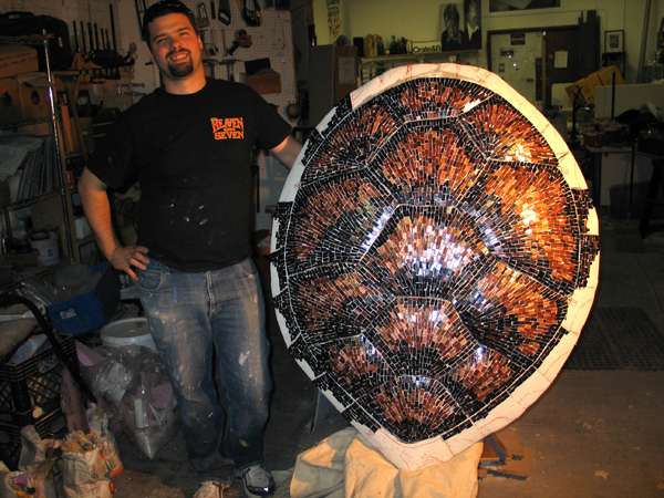 Foam Mosaic Turtle Shell