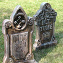 Foam tombstones detailed