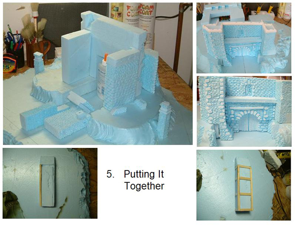 Battle Scenics: Building a Foam Castle