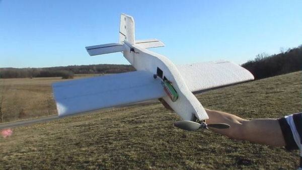 rc styrofoam airplane