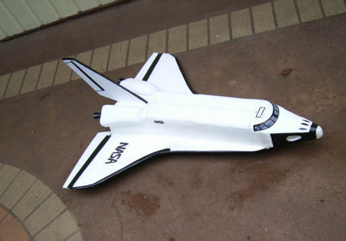 rc space shuttle model