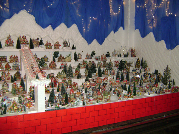 Big North Pole Village Display