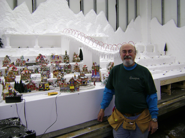 Building a Large North Pole Village Display