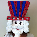 How to create an uncle sam mask