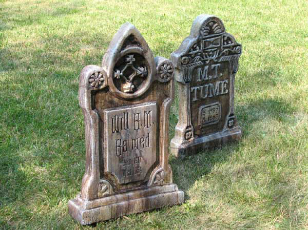 Detailed EPS Foam Tombstone Props