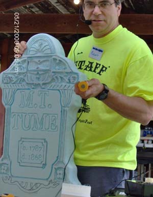 Making Detailed EPS Foam Tombstones