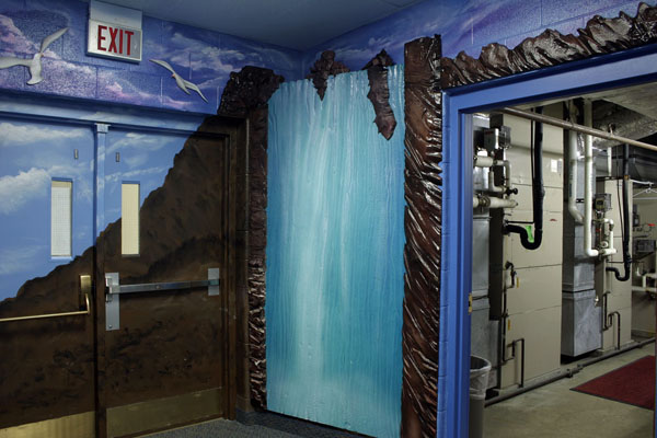 Water Scene 3D EPS Foam Wall Mural