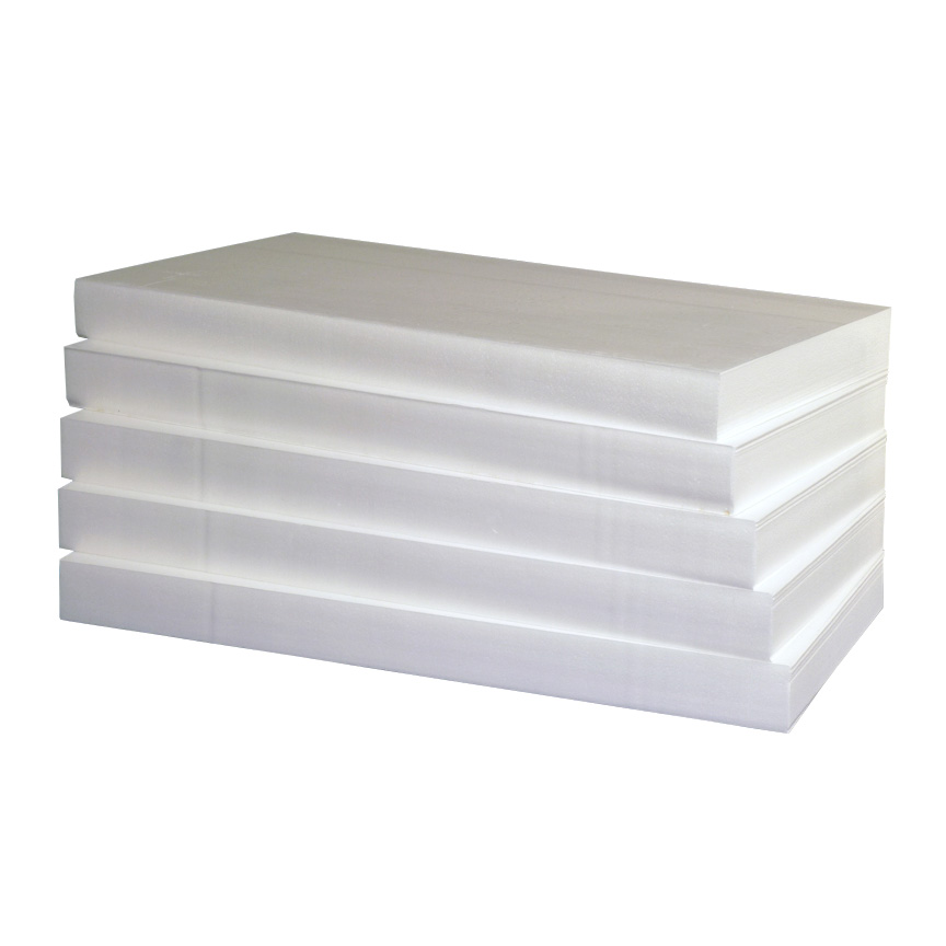 White Foam Blocks for Crafts (4 x 4 x 1 in, 40 Pack)