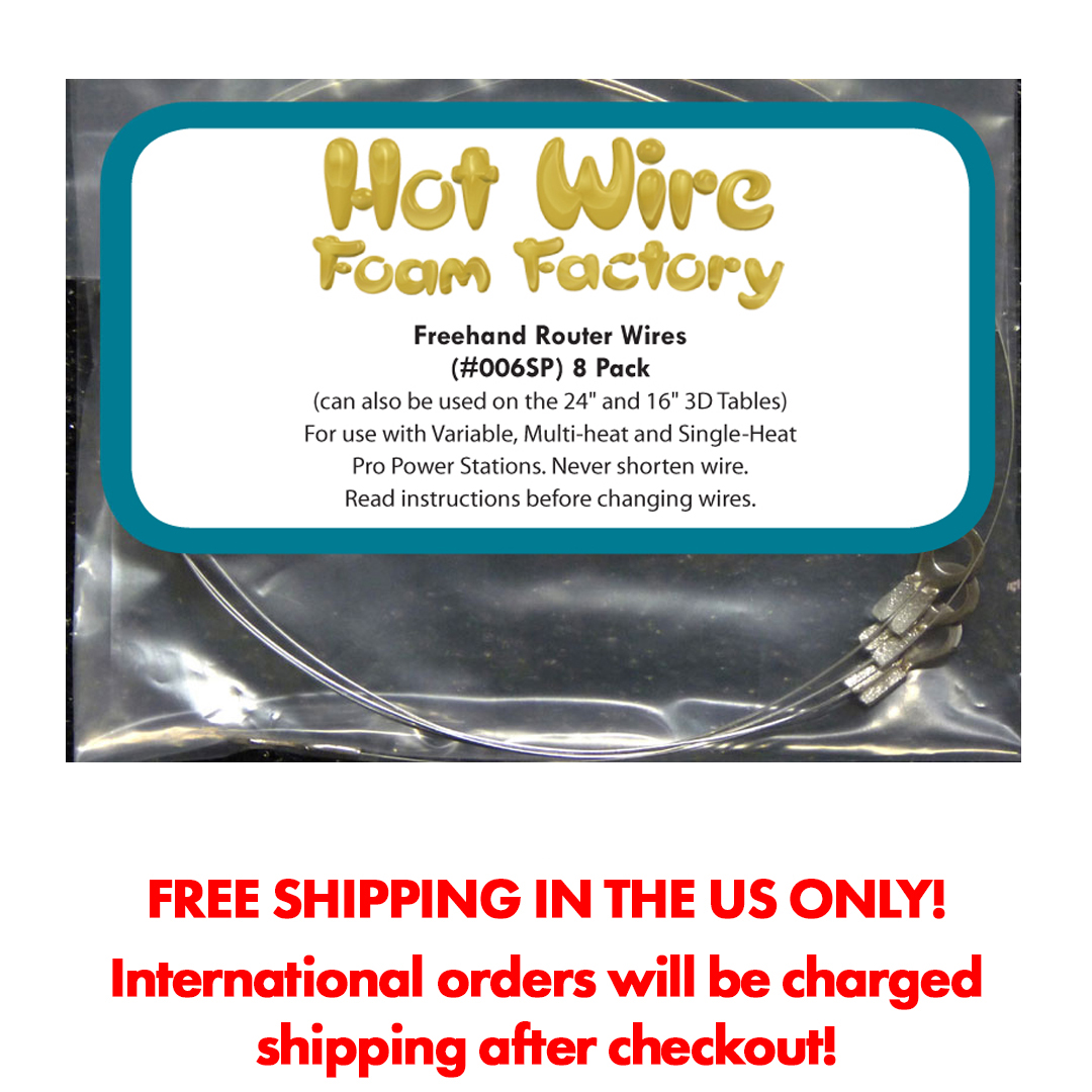Freehand Router Shapeable Wires #006SP